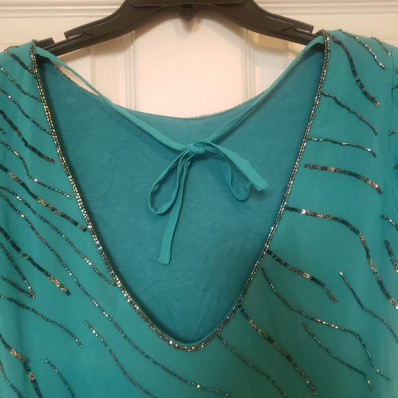 NWT Sanctuary Sequin Beaded Cocktail Dress - Picture 6 of 16